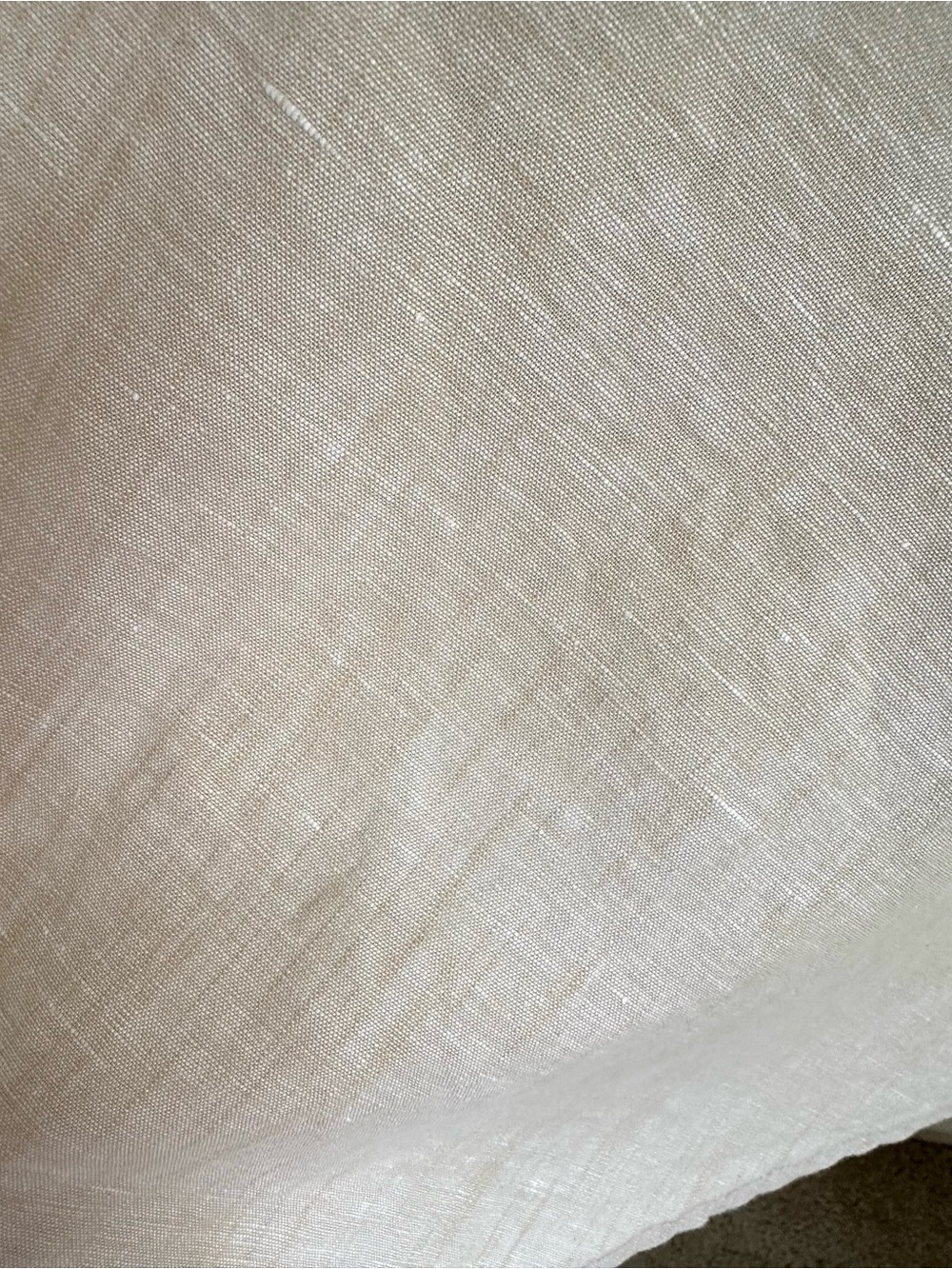 Haven Well Within Linen Organic Cotton Wrap Midi Skirt Pockets Natural Beige S - Picture 7 of 11